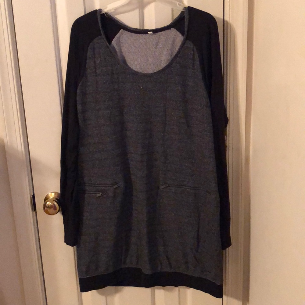 XL knee length sweatshirt dress